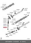 Genuine Oe Valve Intake 1010A655 For Mitsubishi 1010-A655 Neu. Price: $18.11.