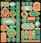 GRAPHIC45 Voyage Beneath The Sea Cardstock Sticker Set Scrapbooking New. Price: $6.29.