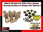 Engle Vw High Perf. Dual Valve Springs Chromoly Retainers Keepers Set 1600 Typ New. Price: $144.46.