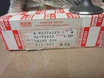 Original Isuzu Exhaust VALVE-(2) 4ZE1 Engines 2.6L Trooper Pickup Amigo Rodeo New. Price: $30.00.