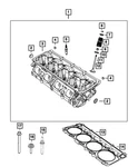 Genuine Mopar Engine Intake Valve Right Cylinder Head 05106392AA New. Price: $19.75.