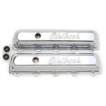 Edelbrock 4485 Signature Series Chrome Valve Cover Set, Fits Oldsmobile V8 New. Price: $87.95.