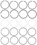 Engine Piston Ring Set Mahle 41618 New. Price: $72.74.
