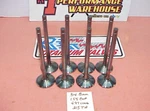 Del West Titanium 8MM Exhaust Valves 4.970" -1.550" Bead Groove For Ls Engine New. Price: $400.00.