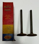 New Old Stock Intake Valves For 1951-53 Chrysler, Imperial Models Mopar #1324275. Price: $85.00.