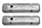 Gm Pontiac Valve Covers 326-455 V8 Logo Die-cast Aluminum Polished Made Usa New. Price: $427.97.