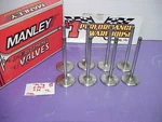Manley Stainless Severe Duty Intake Valves 11/32" 2.150" 5.340" #11758-8 Used. Price: $100.00.
