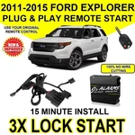 2011- 2015 Ford Explorer Remote Start Plug And Play Easy Install Diy 3X Lock FO1 New. Price: $199.91.