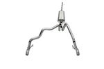 Corsa Cat-back Dual Rear Exit With Turn Down Pipes For 2022-2024 Silverado 1500 New. Price: $1699.99.