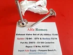 Alfa Romeo 2000CC 82-89 Spider, Gtv, Berlina Exhaust Valve Set Of (4) 40MM Head New. Price: $98.50.