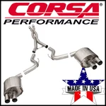 Corsa 3" Active Valve Cat-back Exhaust System 2015-2020 Ford Mustang GT350 5.2L New. Price: $2474.99.