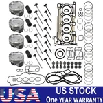 Head Gasket Valves Piston Kit For 2018-2024 Wrangler Grand Cherokee Dodge 2.0T New. Price: $169.00.