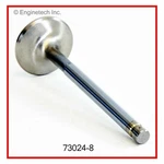 Exhaust Valve Set (8) Bb For Chevy 1.724 0.3710 5.375" ENGINETECH-73024-8 New. Price: $92.93.