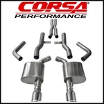 Corsa Xtreme 2.75" Cat-back Exhaust Kit Fits 15-20 Dodge Charger Srt R/t 6.4L New. Price: $2309.99.