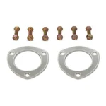 Proform Header Collector Gasket 67927; Soft Aluminum 3-BOLT In. W/ Bolts, Pair New. Price: $24.42.