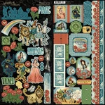 GRAPHIC45 Wonder Of Oz Cardstock Sticker Set Scrapbooking New. Price: $5.59.