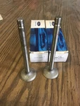Two. Ford C4TZ-6505-J Exhaust Valves New Old Stock. Price: $10.00.