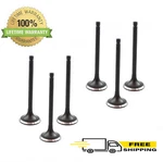 Full SET-6 Intake Valves Fits 1982-1988 Buick Gm 181 3.0L Ohv V6 Chrome Stem New. Price: $62.81.