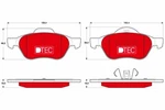 Trw GDB1687DTE Brake Pad Set, Disc For Renault Neu. Price: $46.17.