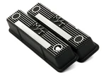 Holley 3.3" M/t Aluminum Black Finned Valve Covers For 1955-1986 Chevrolet Gmc New. Price: $274.95.