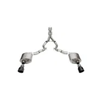 Corsa 21274BLK 3IN Dual Rear Exit Cat-back Exhaust System With 4.5IN. New. Price: $2103.19.
