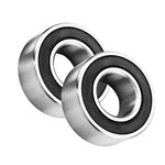 Axle Sealed Wheel Bearings Front / Rear For Harley 9247 52MM Non Abs Silver New. Price: $22.79.