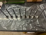 Mitsubishi Lancer Evolution Oem Exhaust Valves 1011A141 For 4B11T Used. Price: $30.00.