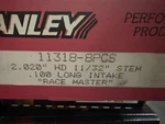 Manley 11318-8 2.02" Small Block Chevy Race Master +.100" Intake Valves Set Of New. Price: $195.00.