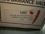 1203 Erson Bbc Competition Series Valve - 1.880" Dia .3715" Stem New Set. Price: $200.00.