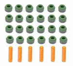 Set Of 24 Valve Stem Seal Kit Oem Corteco 6120500058 For Mercedes New. Price: $43.99.