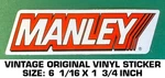 Manley - Vintage Original Vinyl Decal Sticker Engine Performance Racing Used. Price: $6.54.