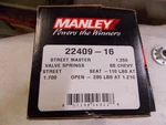 New Manley 22409-16 Valve Spring, SPRING-1.250 Single. Price: $110.00.