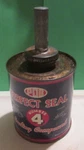 1920S 30S Hot Rod Perfect Oil Tin Can Aviation Sealing Compound Ford Used. Price: $230.00.