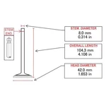 For Toyota 4RUNNER 1988-1995 Itm Engine RV35060 Intake Valve New. Price: $16.37.