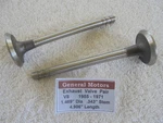 General Motors 1955 1971 V8 Exhaust Valve Pair- Nors New. Price: $21.00.
