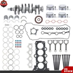 For Hyundai Kia G4FJ W/crankshaft & Rods 1.6L Engine Overhaul Piston Gasket Kit New. Price: $149.88.
