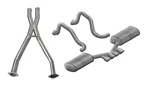 Corsa Performance 14139CB Sport Cat-back Exhaust System Fits 97-04 Corvette New. Price: $2577.99.