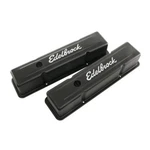Edelbrock Signature Series Black Valve Covers 4643 New. Price: $82.95.