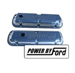 Scott Drake Valve Covers With Powered By Ford Logo 1968-1970 Mustang New. Price: $109.89.