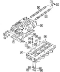 Genuine Mopar Valve Spring Retainer Lower 5093891AA New. Price: $5.40.