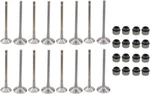 16 Pcs Engine Intake Exhaust Valves Kit Audi 2.0T Turbo Replacement New. Price: $37.18.
