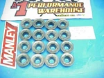16 Manley Icd Super Titanium Retainers 1.440" X 1.060" .765" Nascar Used. Price: $100.00.