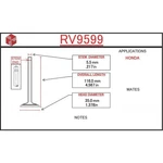 Itm Engine Components RV9599 Intake Valve New. Price: $17.07.