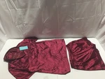 J509 Alexander Del Rossa Classic Satin Pajamas Set Burgundy Womens Size Small New. Price: $15.00.