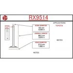 Itm Engine Components RX9514 Exhaust Valve For Select 91-01 Toyota Models New. Price: $20.99.