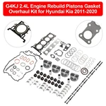 G4KJ 2.4L Engine Rebuild Pistons Gasket Overhaul Kit For Hyundai Kia 2011-2020 New. Price: $139.65.