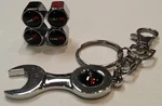 Tyre Valve Caps & Spanner Keyring Set Honda Type Civic Nsx Integra Accord Euro Brand. Price: $24.44.