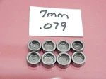 Set Of 8 Lash Caps Mm I.d. .079" Thick Del West Xceldyne Nascar Used. Price: $30.00.
