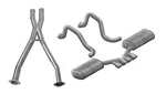 Corsa 14139CB Axle-back Sport Exhaust System Rsc Tech Aggressive Sound No Drone New. Price: $2356.91.