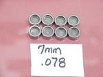 Set Of Lash Caps Mm I.d. .078" Thick Del West Xceldyne Nascar Used. Price: $30.00.